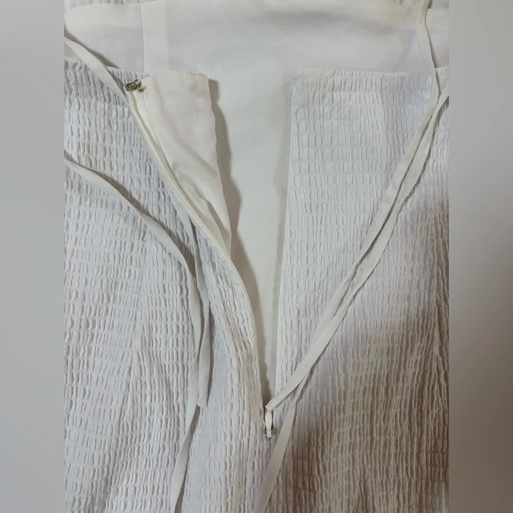 Guess Charlotte Off-The-Shoulder A-Line Mini Dress Pure White - Picture 5 of 10